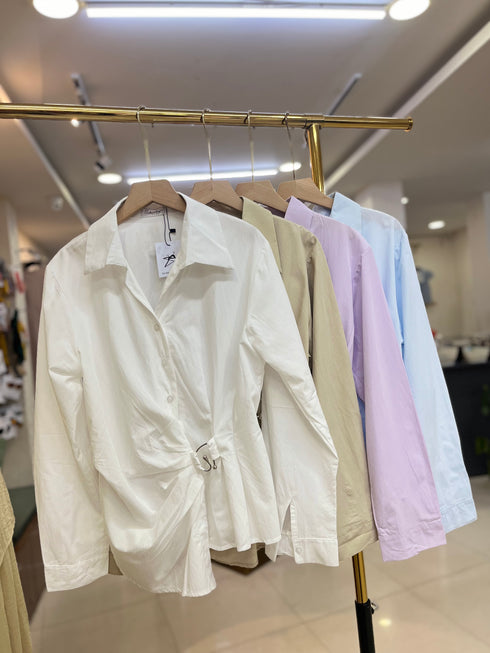 Ladies Casual Button Down Long Sleeves Shirts